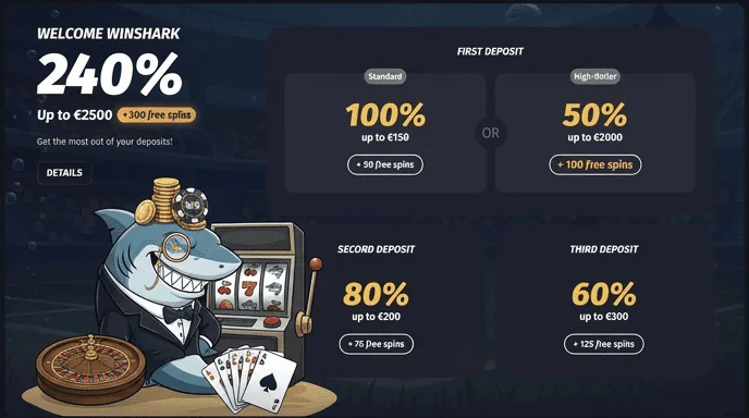 Bonus powitalny kasyna online do dwóch tysięcy pięciuset euro